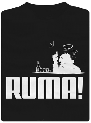 Ruma pánske športové tričko Black