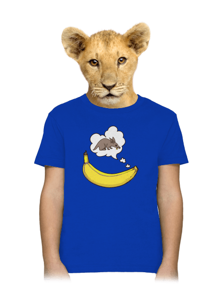 Samica hrabáča detské tričko Royal Blue