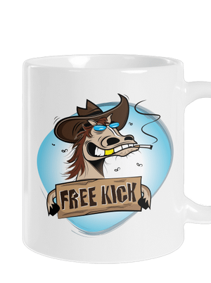 Free kick klasický hrnček White