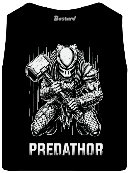 PredaThor a kladivko pánske tielko Black