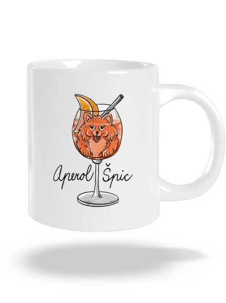 Aperol Špic veľký hrnček White
