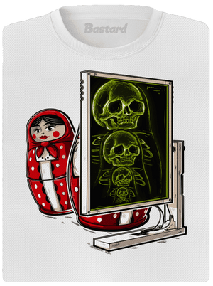 Rentgen Matriošky dámske športové tričko White