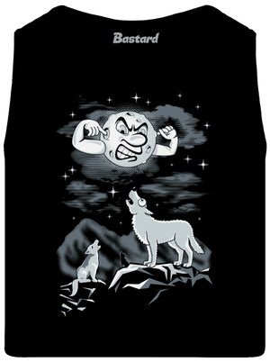 Vlčia ária pánske tielko Black