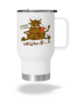 Hovädzie na hubách termohrnček White