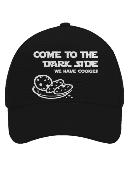 Come to the dark side šiltovka baseballka Black
