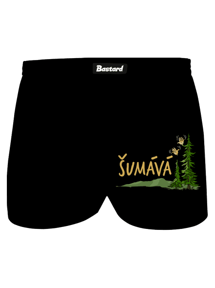Šumává pánske trenky Black