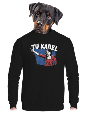 unisex mikina bez kapucne