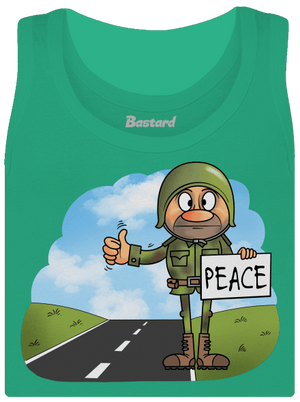 Peace dámske tielko klasické Mint Mal