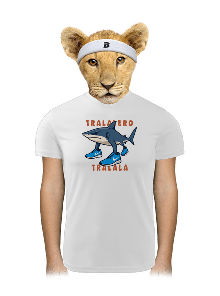 Tralalero Tralala – Italian Brainrot detské športové tričko White
