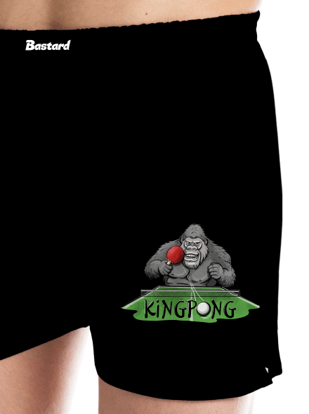 King pong pánske trenky Black