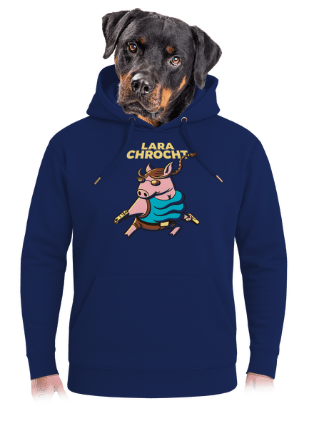 Lara Chrocht unisex mikina premium Navy