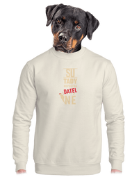 unisex mikina bez kapucne