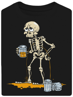 Kosťa unisex tričko oversized Black