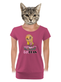 dámske tričko s lemom