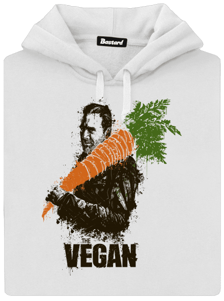 Vegan dámska mikina klokanka White