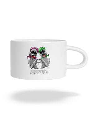 Besties hrnček makronka White