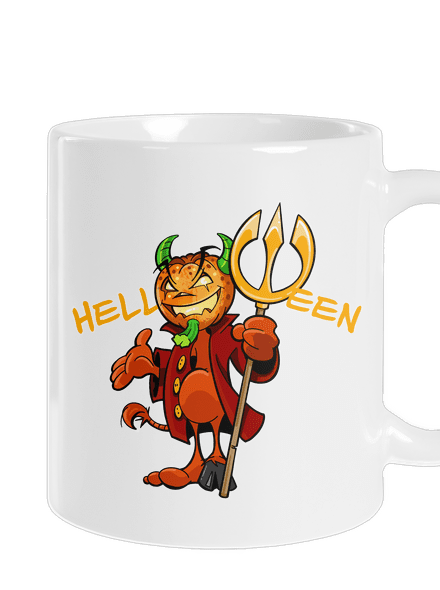 Helloween klasický hrnček White