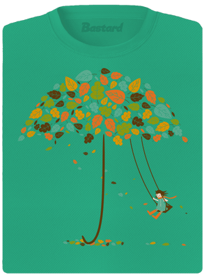 Radosť z jesene dámske športové tričko Mint Mal