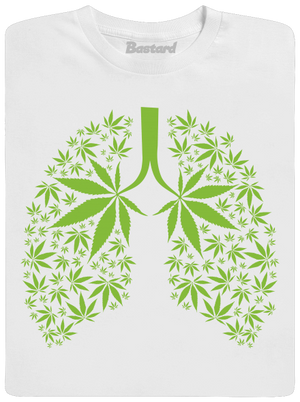 Ganja pľúca pánske tričko White