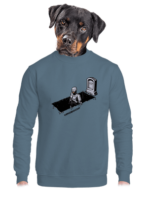 unisex mikina bez kapucne