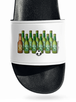 Futbalová jedenástka šľapky White