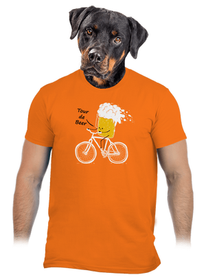 Tour de beer pánske tričko Orange