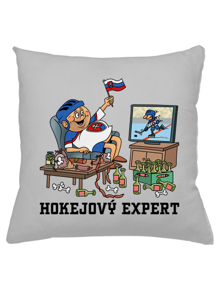 Hokejový expert vankúš Pacific Grey