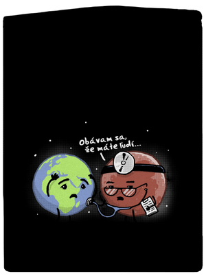 Diagnóza pánska mikina na zips Black