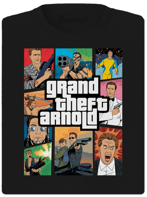 Grand Theft Arnold dámske športové tričko Black