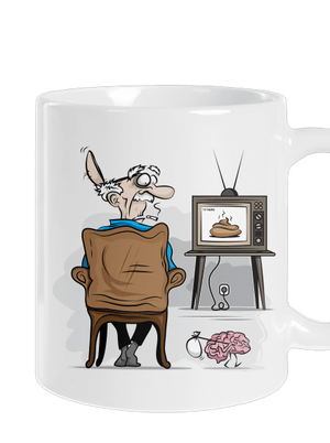 TV News klasický hrnček White