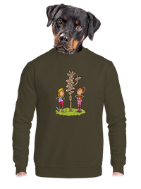 unisex mikina bez kapucne