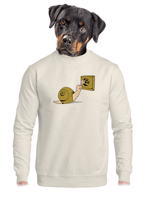 unisex mikina bez kapucne
