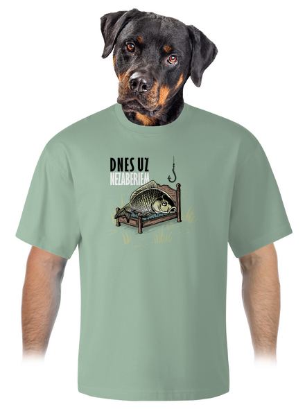 Dnes už nezaberiem unisex tričko oversized Sage