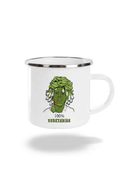 100% vegetarián plecháčik White
