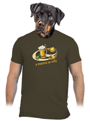 A predsa sa točí! pánske tričko Urban Khaki