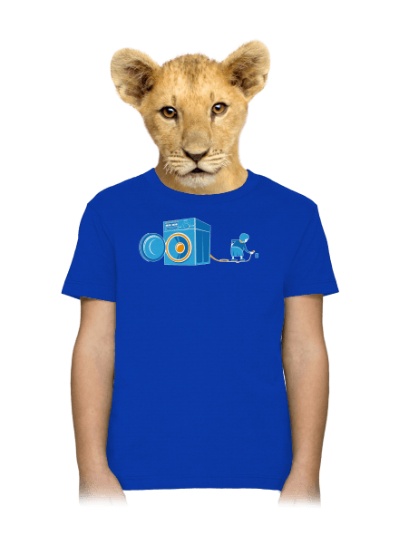 Práčka detské tričko Royal Blue
