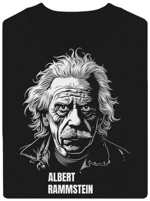 Albert Rammstein unisex mikina bez kapucne Black