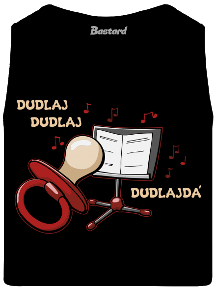 Dudlajdá pánske tielko Black