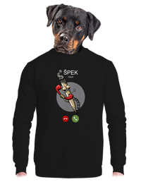 unisex mikina bez kapucne