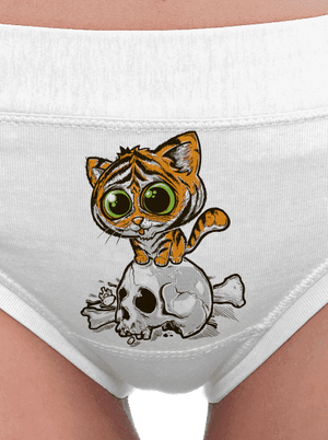 Tigrík dámske nohavičky White