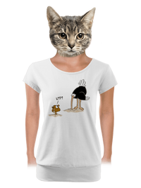 dámske tričko s lemom