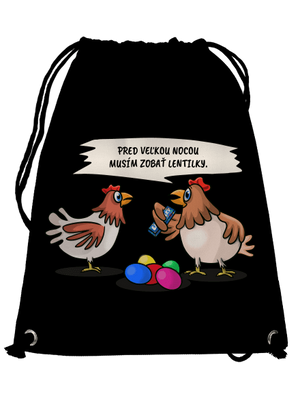 Sliepka pred Veľkou nocou vak Black