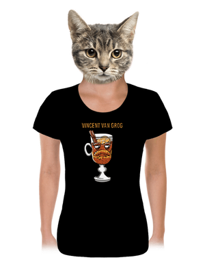 Vincent van Grog dámske tričko Black