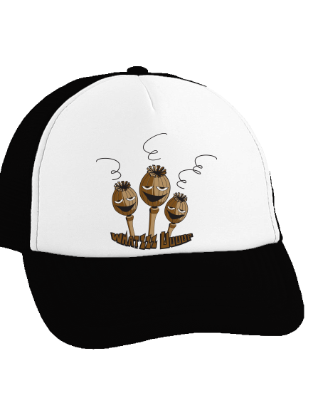 Makovica šiltovka truckerka Black cap