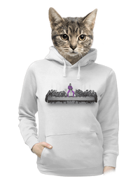 dámska mikina klokanka