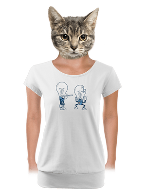 dámske tričko s lemom