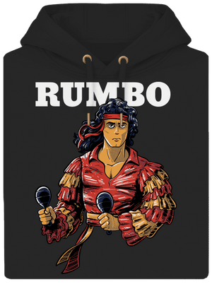 Rumbo unisex mikina premium Dark Black
