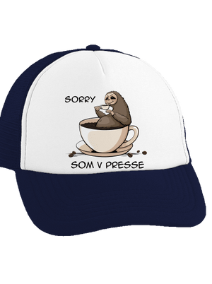 V presse šiltovka truckerka French Navy cap
