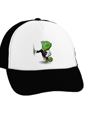 Majster prevlekov šiltovka truckerka Black cap