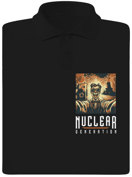 Nuclear generation pánska polokošeľa Black